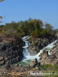 Parte de las cascadas Li Phi.
