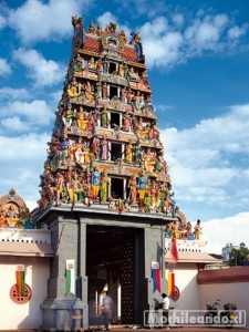 Templo hindú en la "pequeña India".