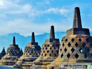 Estupas, Borobudur.
